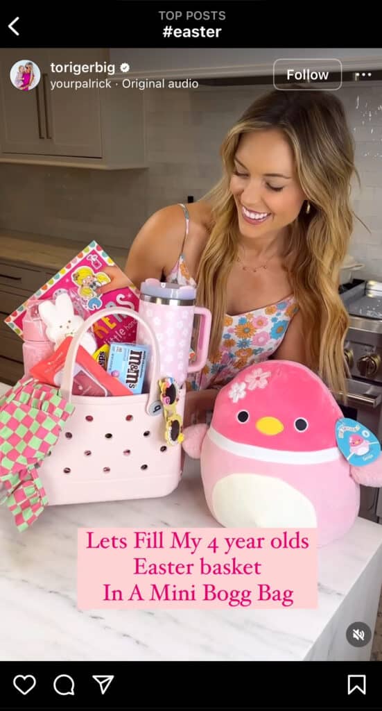 easter instagram easter basket example Publitas
